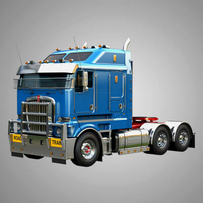 K200 Big Cab Truck 3D Model