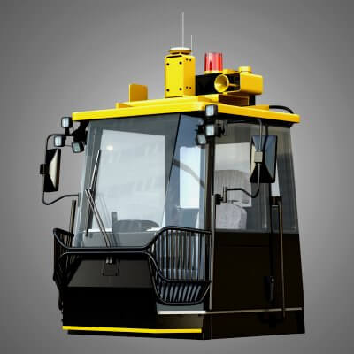 Landfill Compactor - Driving Room