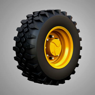 Loader Wheel and Tire