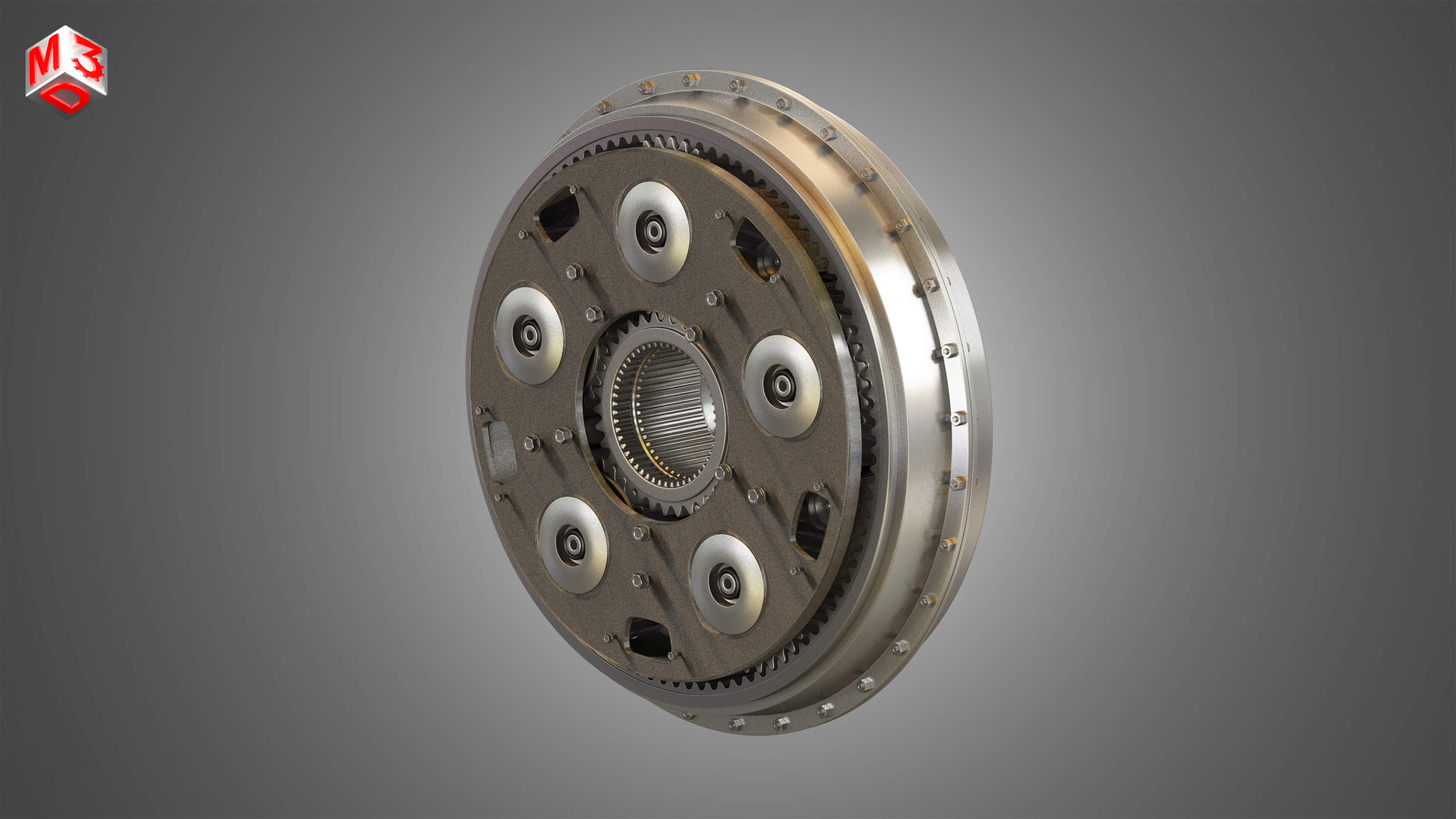 PW Gtf Engine Gearbox - 3D Model by Markos3d