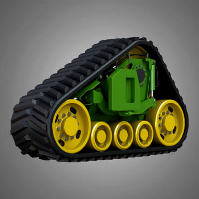 Rubber Track System - Combine Harvester - Crawler Tractor