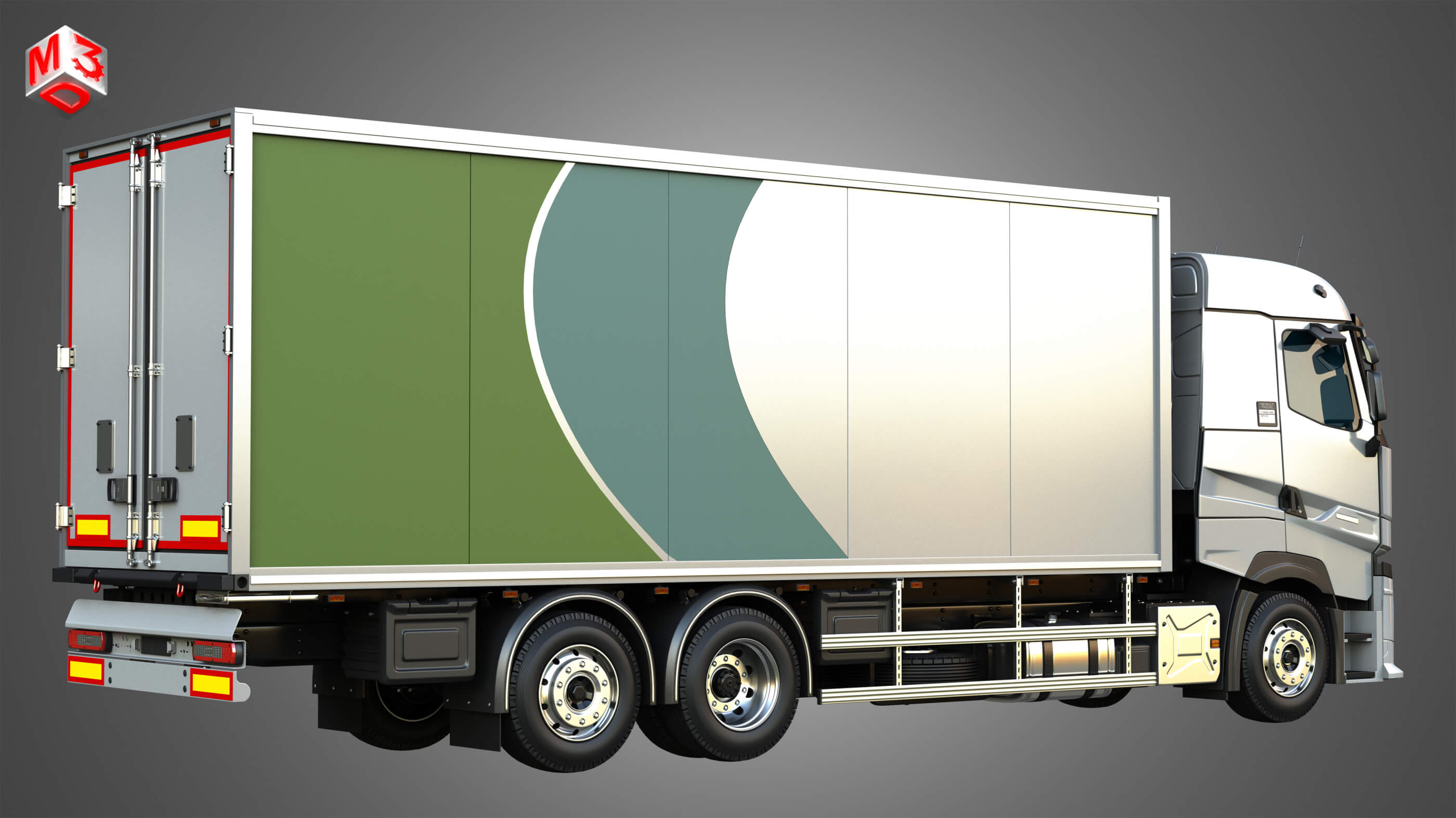 T520 Refrigerated Truck 3D Model by Markos3d