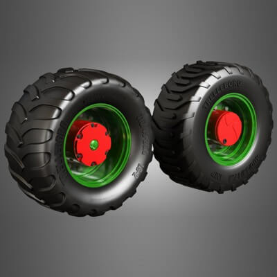 Truck Tires and Wheels-T05
