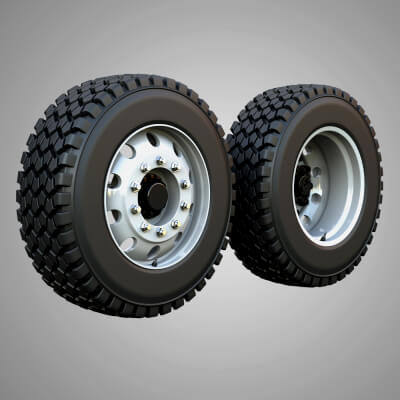 Twin Truck Wheels and Tires TWT1