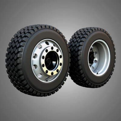 Twin Truck Wheels and Tires TWT2