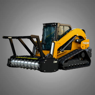 Tv620B Compact Track Loader - Drum Mulcher