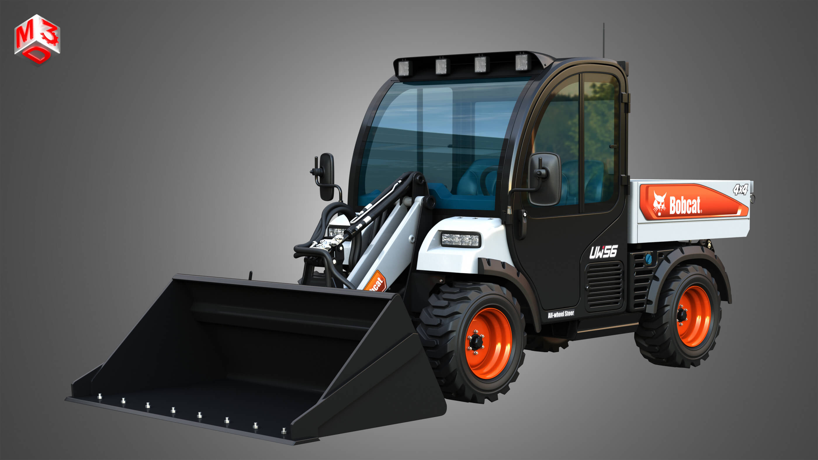UW56 Toolcat Utility Work Machine 3D Model by Markos3d