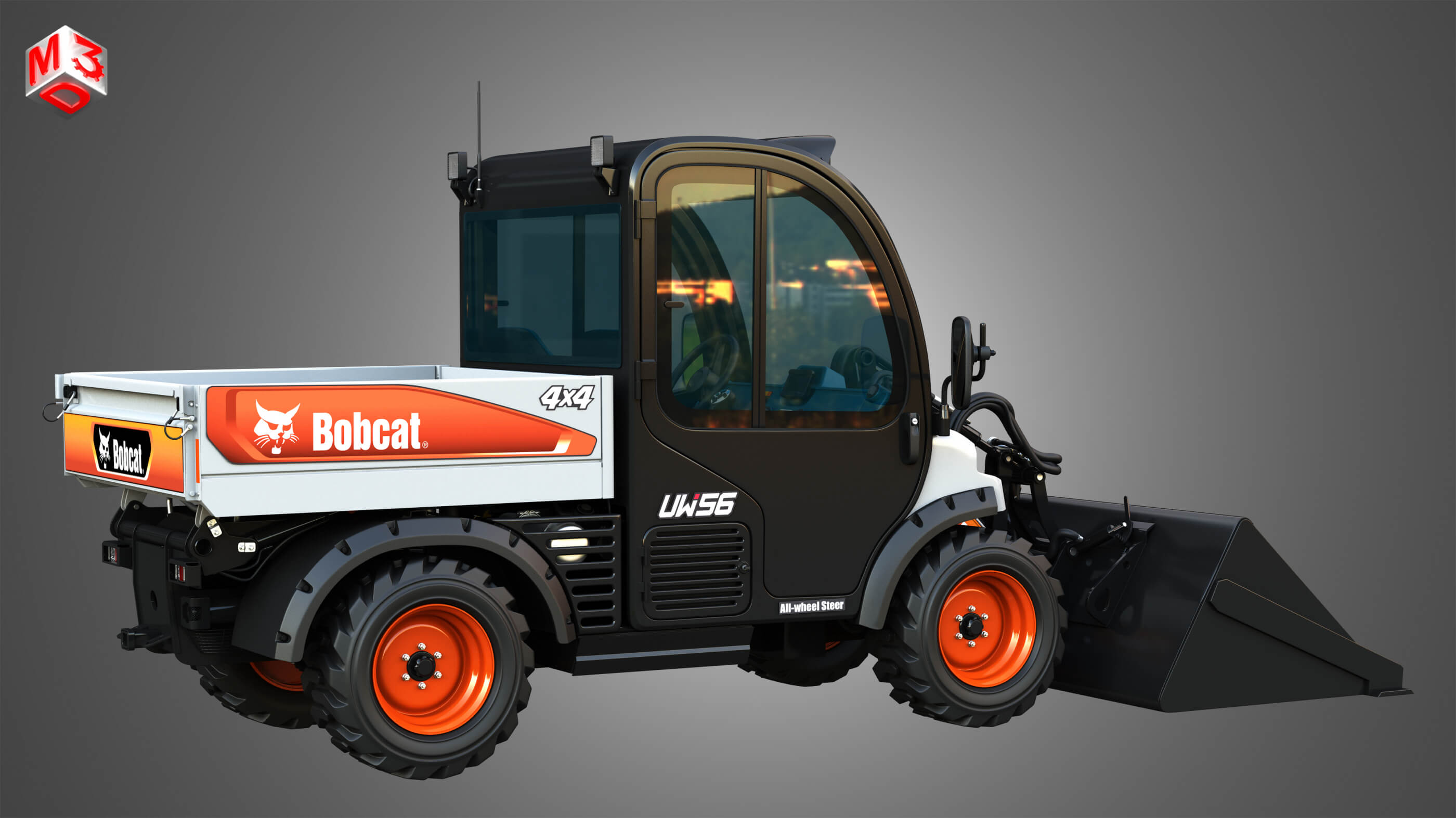 UW56 Toolcat Utility Work Machine 3D Model by Markos3d