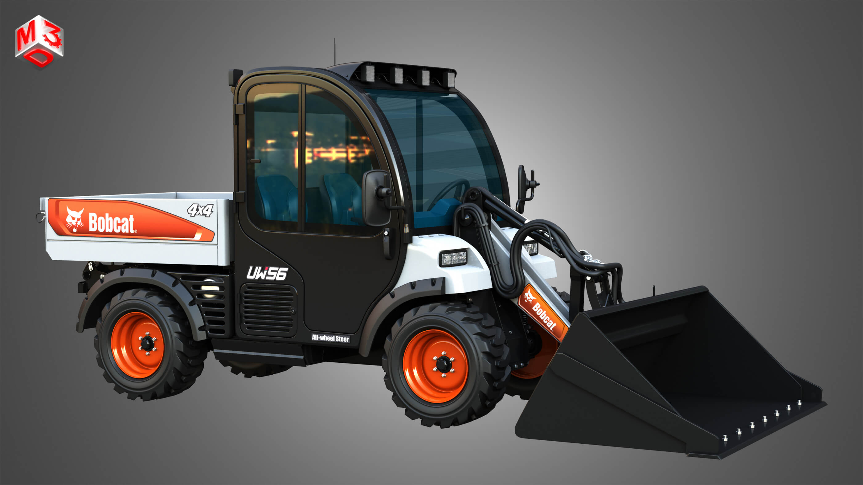 UW56 Toolcat Utility Work Machine 3D Model by Markos3d