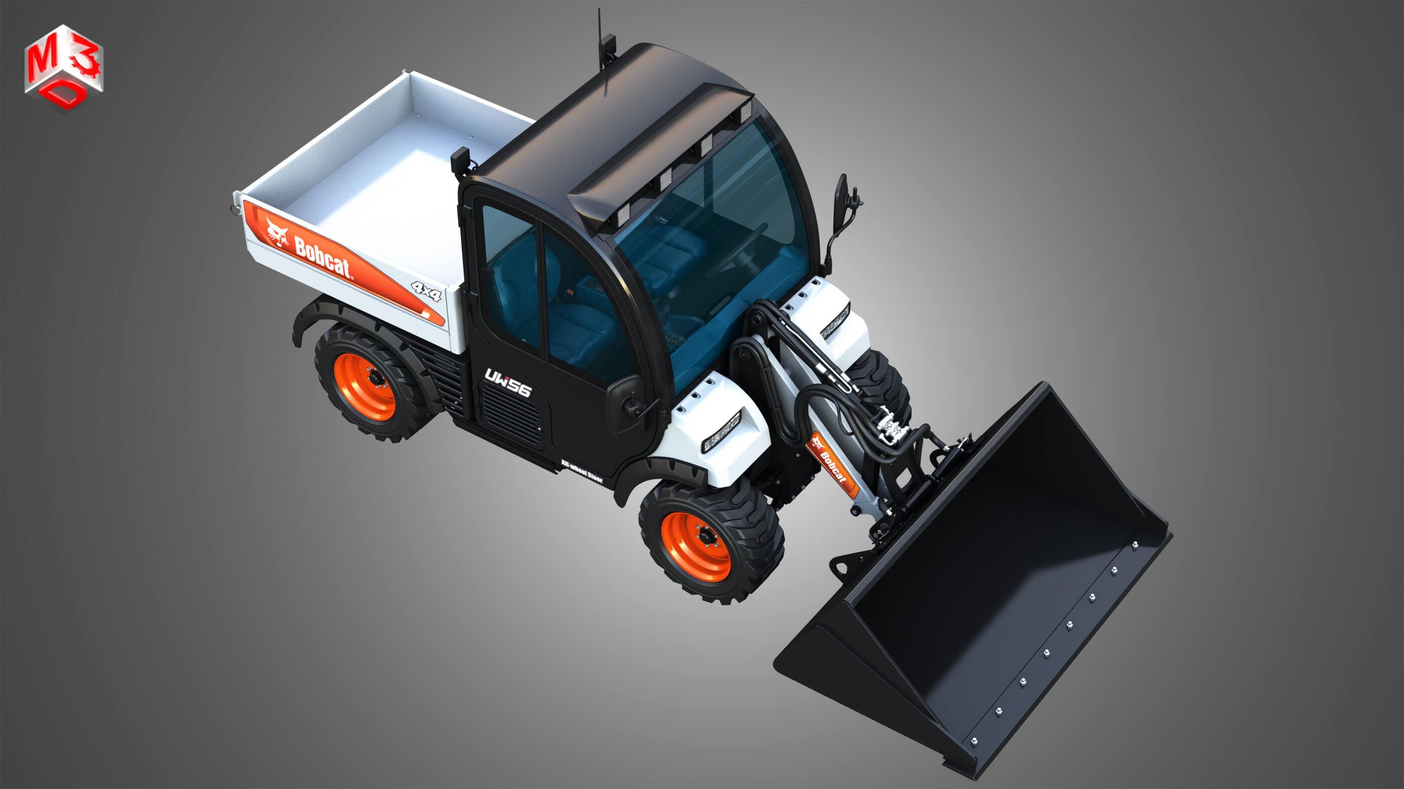 UW56 Toolcat Utility Work Machine 3D Model by Markos3d