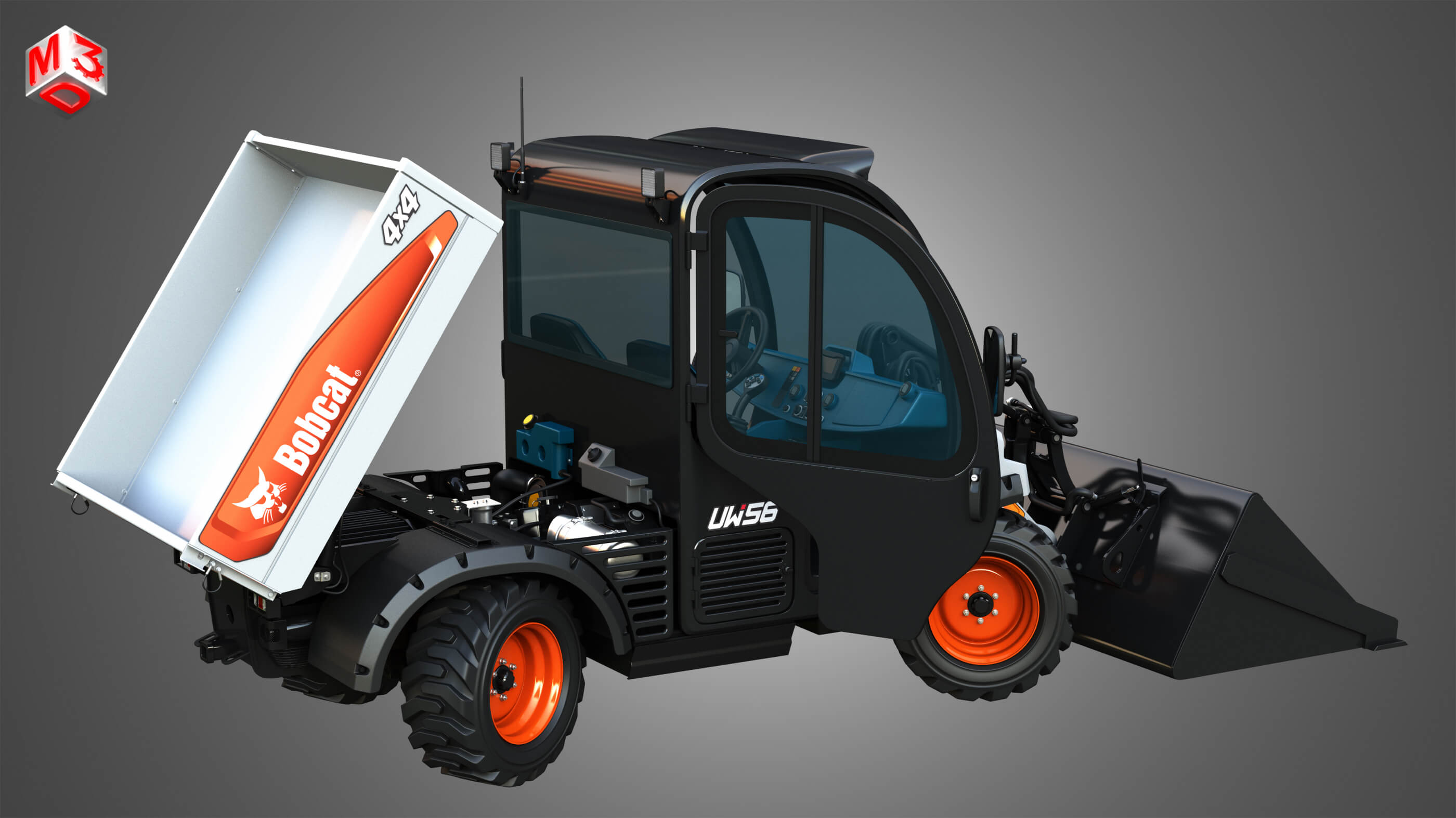 UW56 Toolcat Utility Work Machine 3D Model by Markos3d