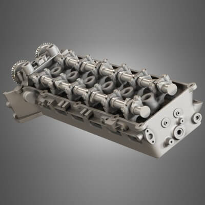 Valves Head with Camshafts