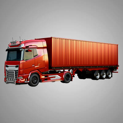 Xg 530 Truck With 3-Axle Container Trailer