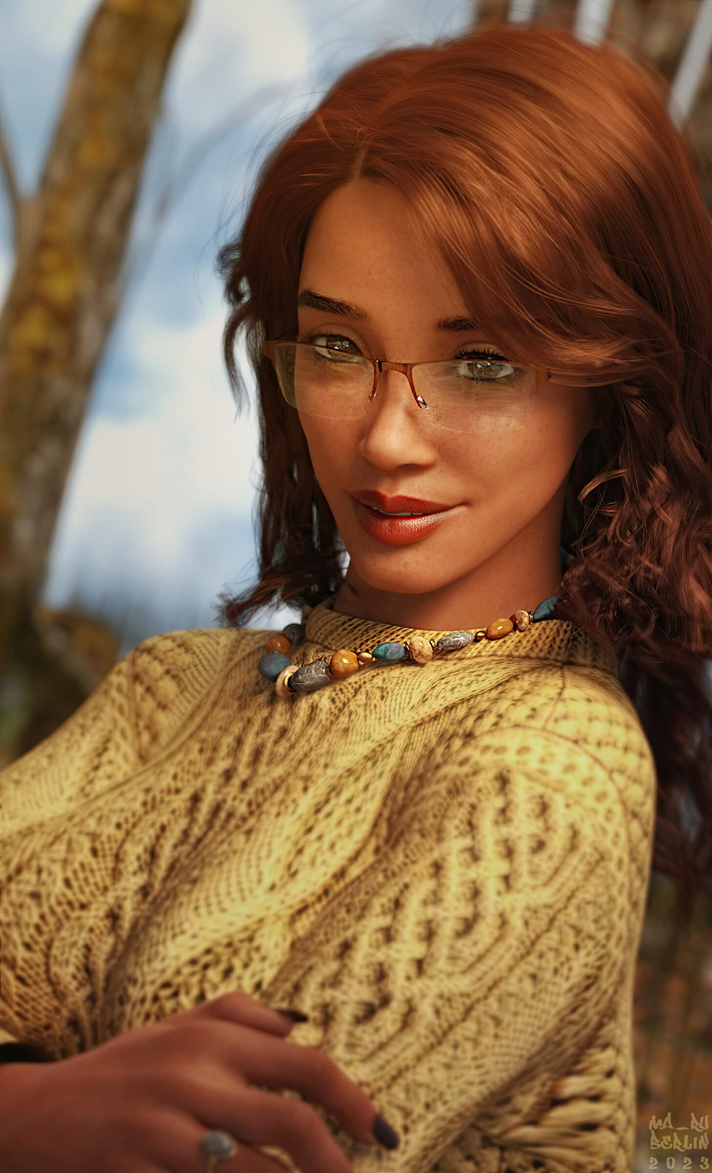 Colors of Autumn 3D Render, Digital Art by maru_berlin