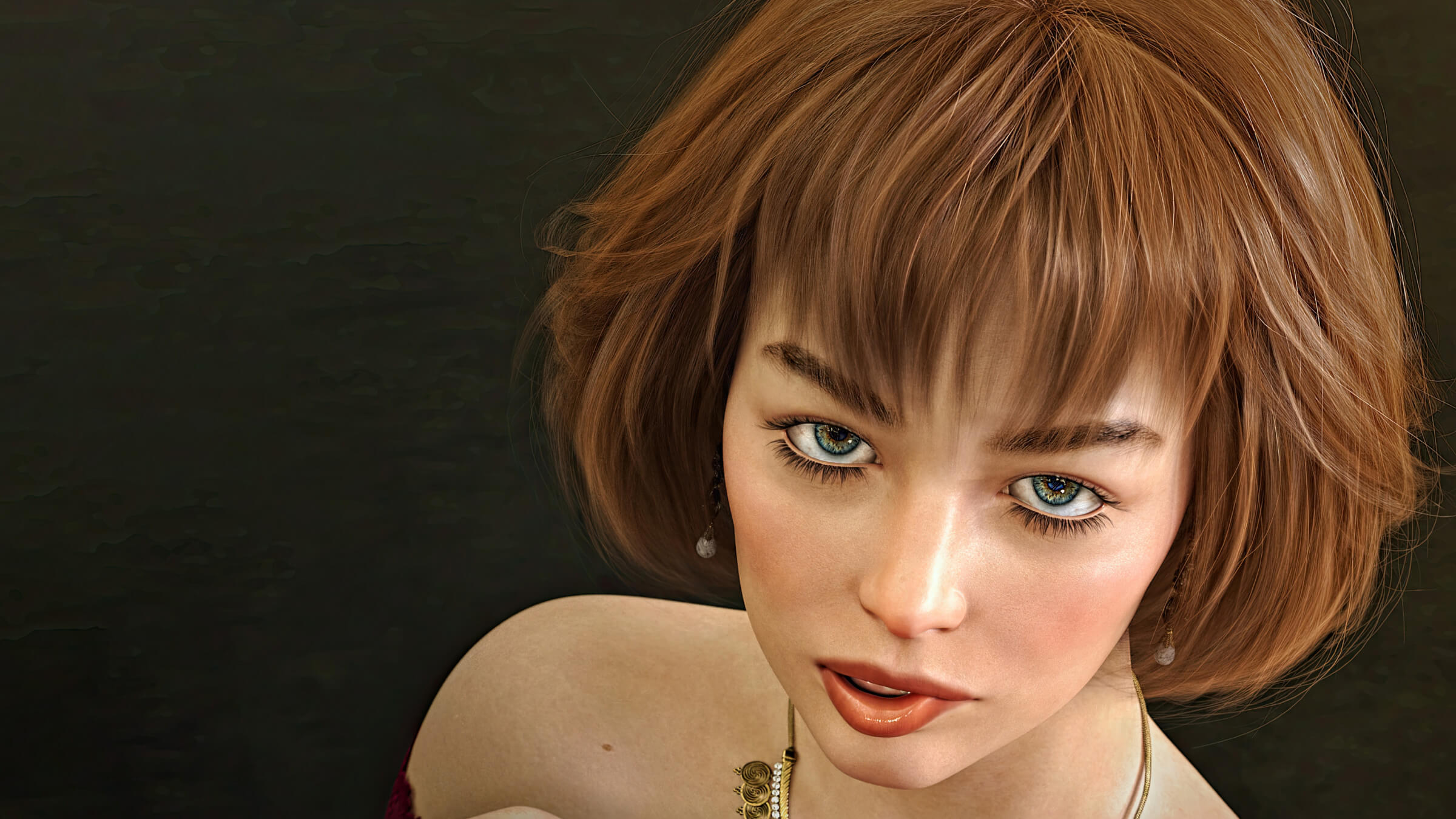 Lip Bite 3D Render RenderHub Gallery