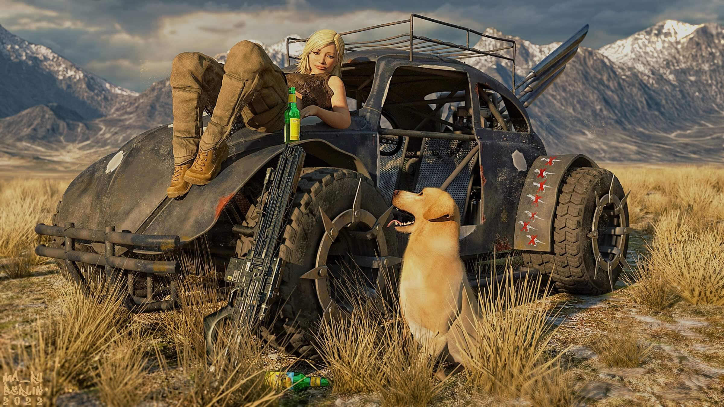 No More Beer 3D Render RenderHub Gallery