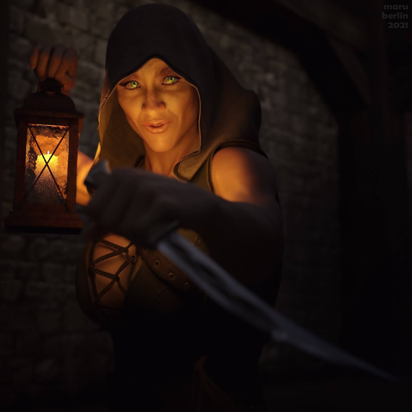 The Last Visitor 3D Render, Digital Art by maru_berlin
