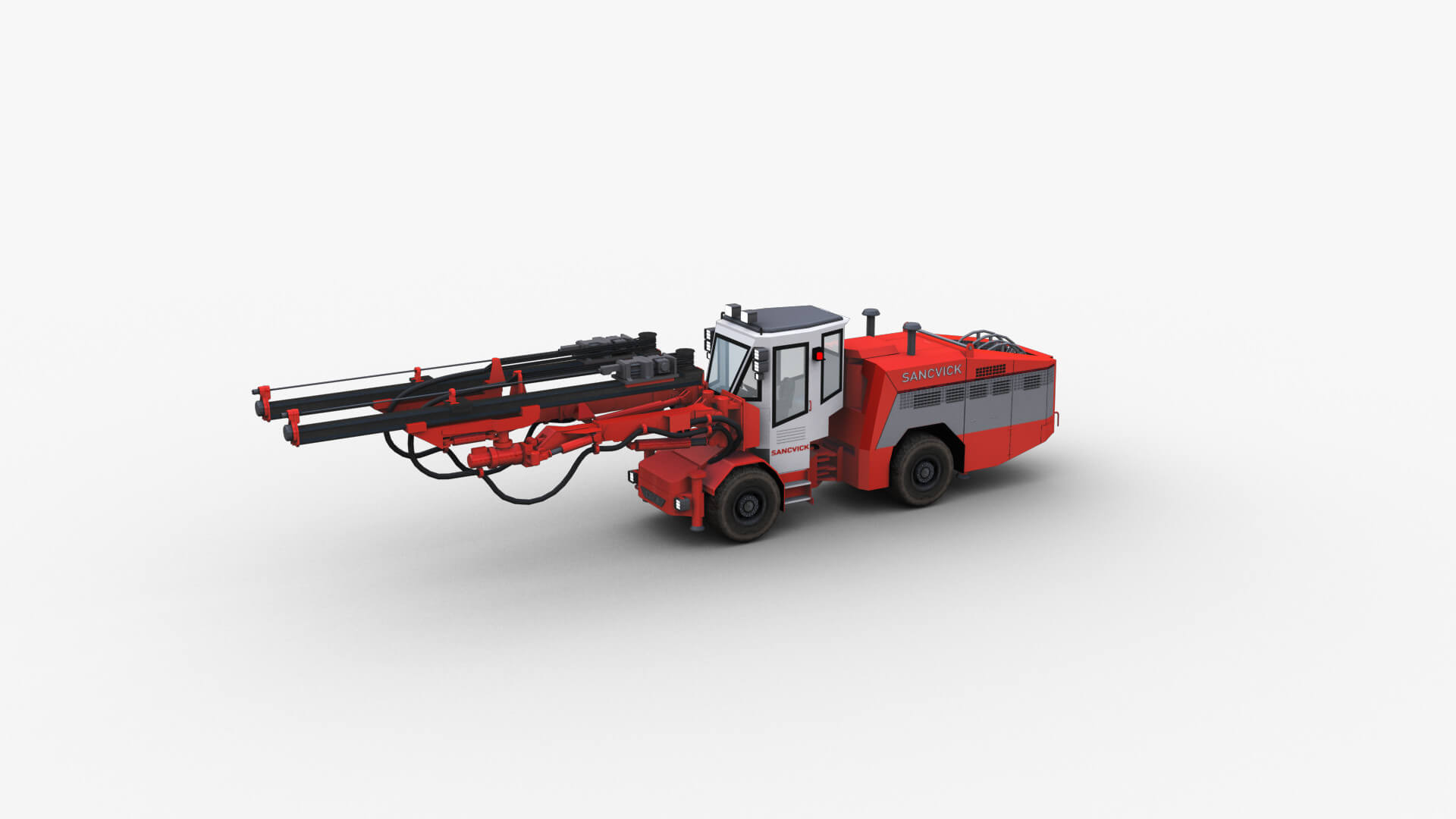 Sandvik Drill 3D Model by master3d