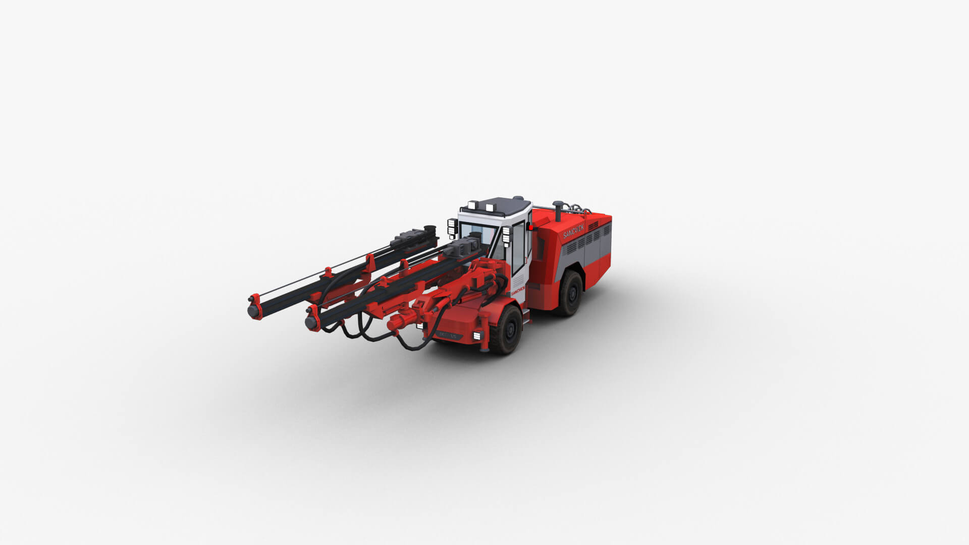 Sandvik Drill 3D Model by master3d