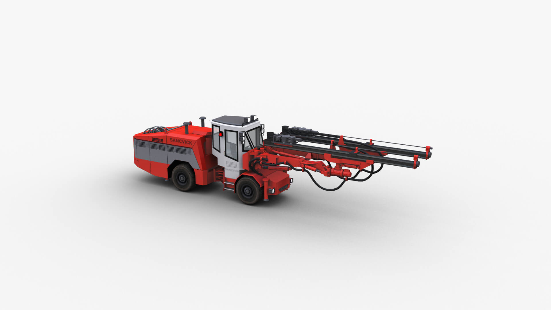 Sandvik Drill 3D Model by master3d