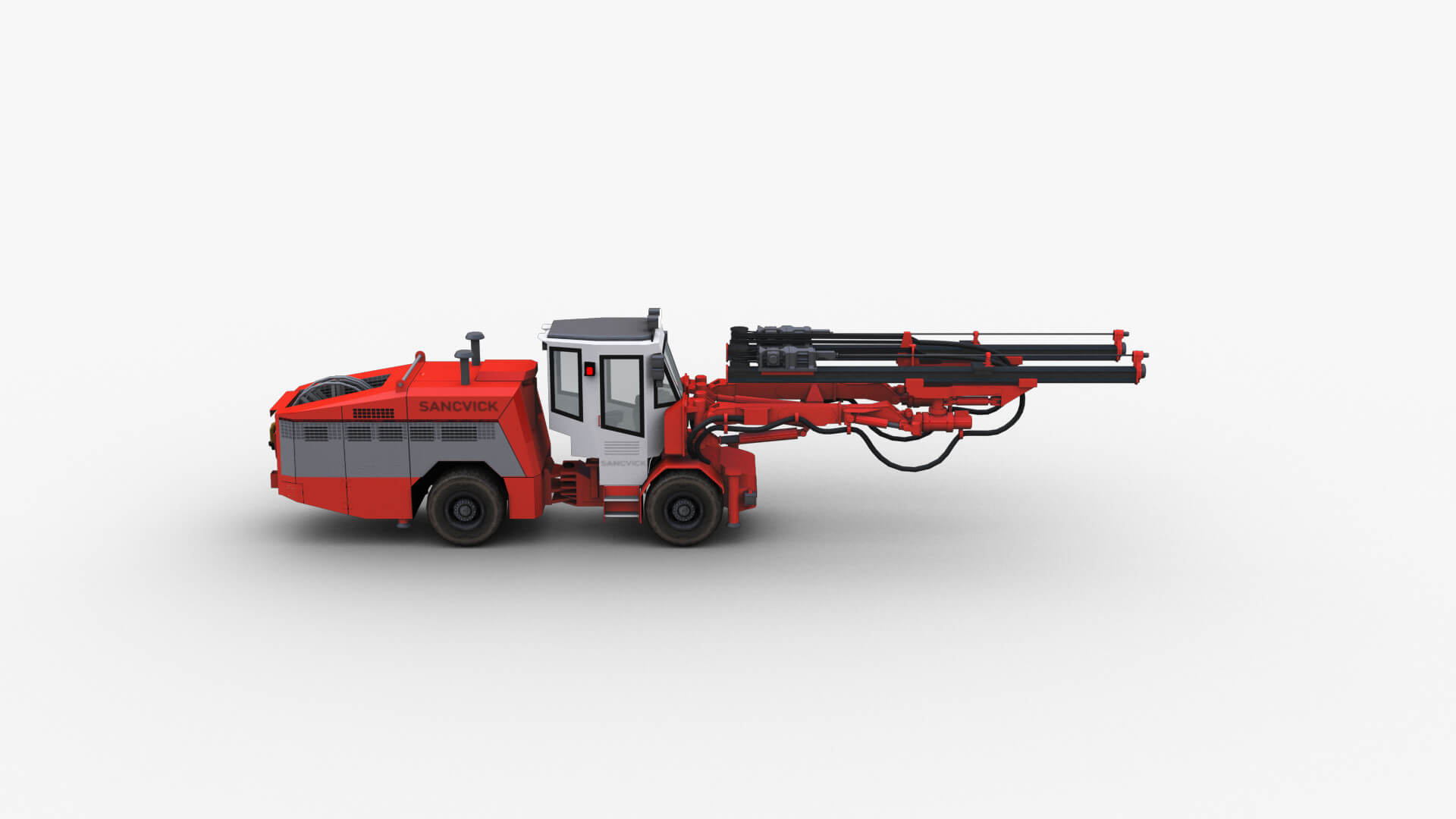 Sandvik Drill 3D Model by master3d