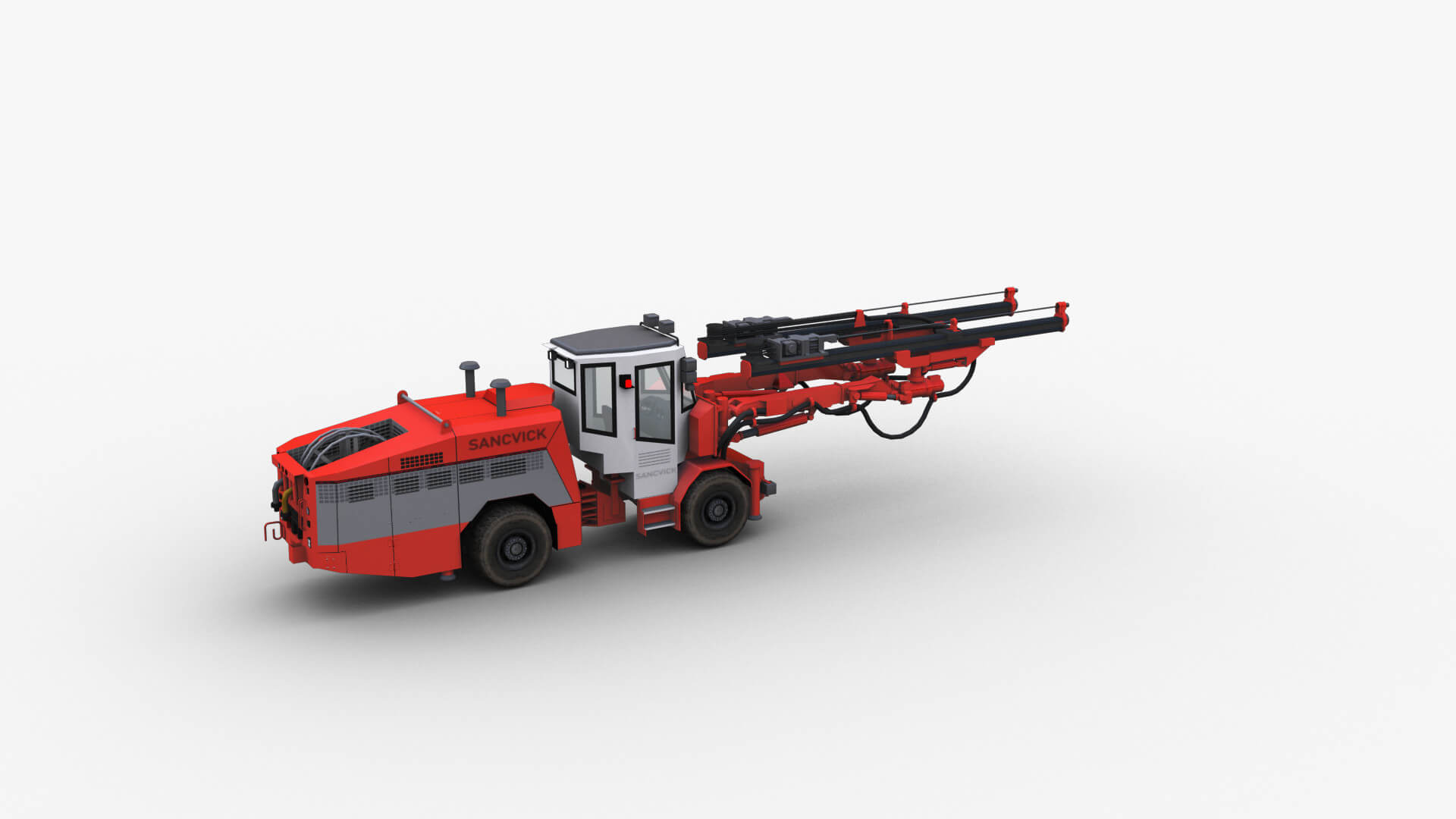Sandvik Drill 3D Model by master3d