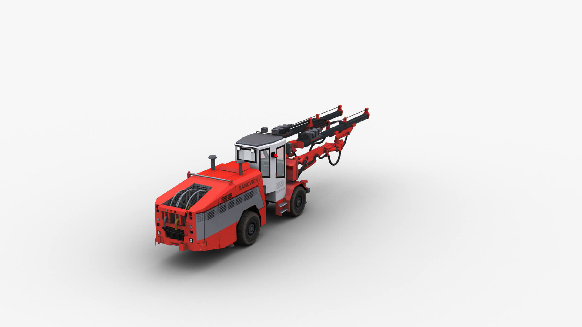 Sandvik Drill 3D Model by master3d
