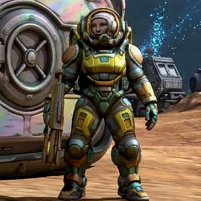 R-9 Female Astronaut