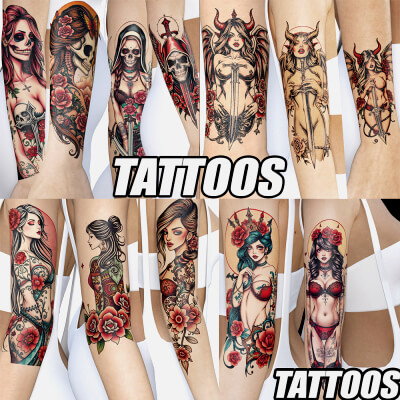 57 Tattoos G8F by matteoio
