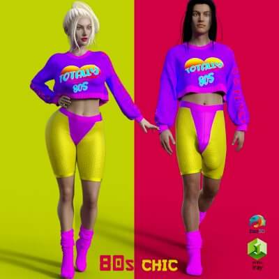 80s Chic Bundle/ G8.1F/G8.1M by matteoio