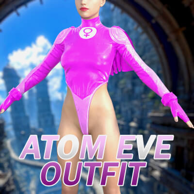 Adult Atom Eve Outfit G8F/g8.1f