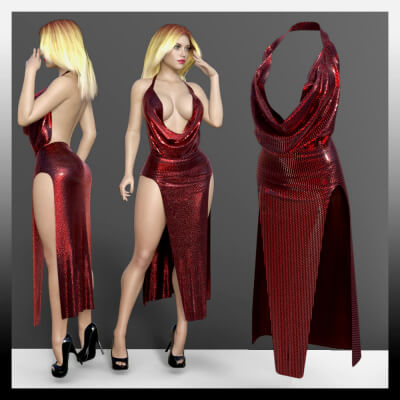 dForce Cowl Dress G8F/G8.1F