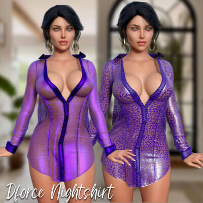 dForce Nightshirt G9/G8F/G8.1F by matteoio