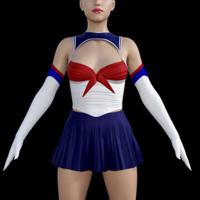 dForce Sailor Dress G8F