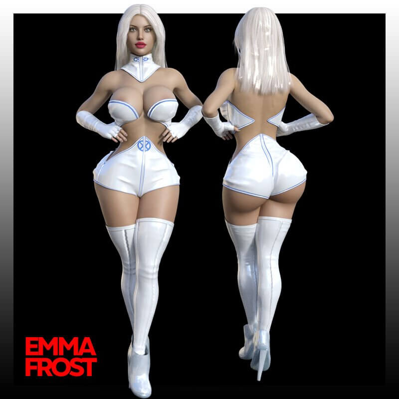 Hot Emma Frost Cosplay