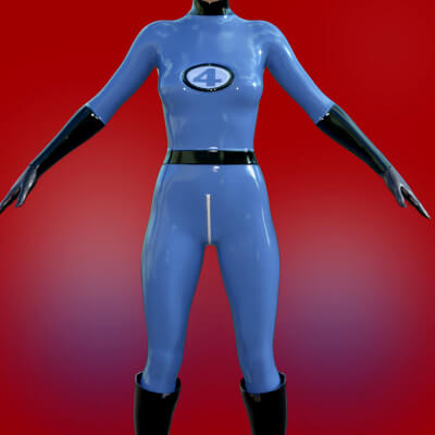 Invisible Woman Classic Outfit G8F