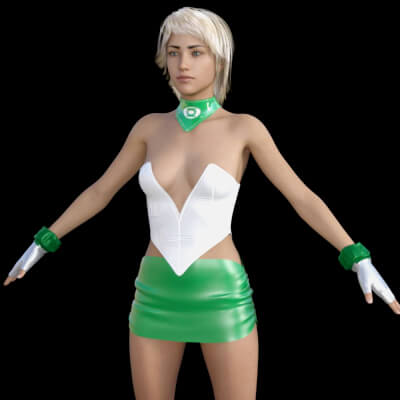 Lantern Girl Outfit G8F/G8.1F