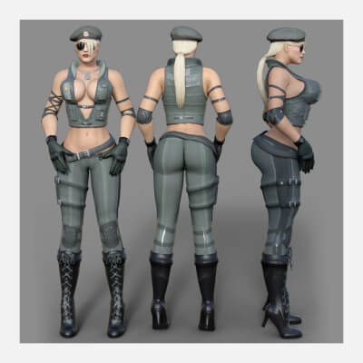 Mortal Kombat Sonya Blade G8F
