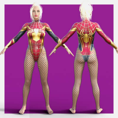Spiderwoman Supers Outfit 2 G8F