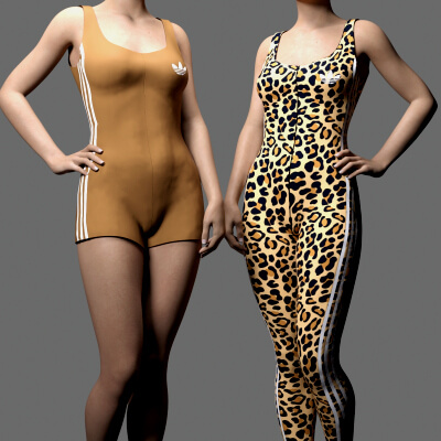 MS 2-in-1 Female Sport Jumpsuits G8F and G9