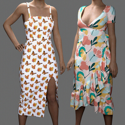 MS 2-in-1 Midi Dresses G8F and G9