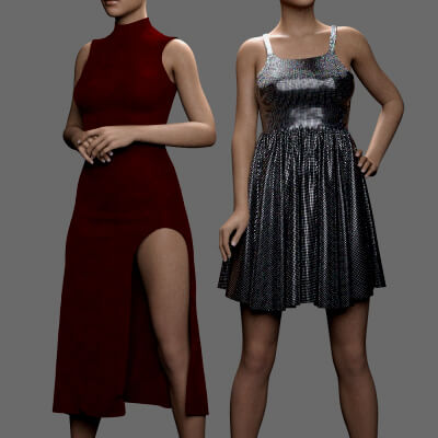 MS 2-in-1 Short Dresses G8F and G9