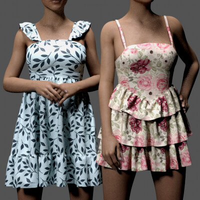 MS 2-in-1 Sweet Dresses G8F and G9