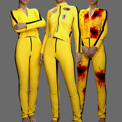 MS Beatrix Kiddo - Kill Bill Outfit G8F and G9
