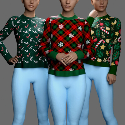 MS Christmas Collection Female Cute Sweater G8F and G9 by MavisSky