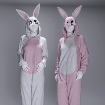 MS Easter Bunny Costume G8F and G9