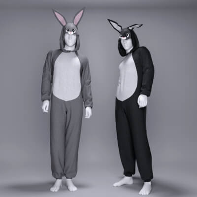 MS Easter Bunny Costume M G8M and G9