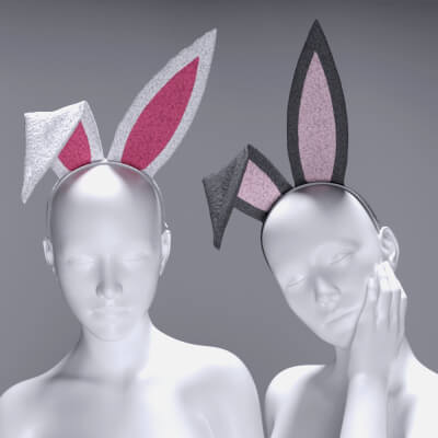 MS Easter Bunny Ears G8F and G9 by MavisSky