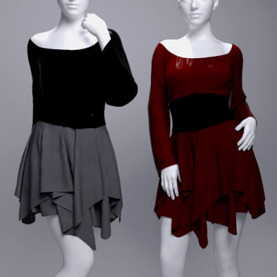MS Fairycore Grunge Dress G8F and G9