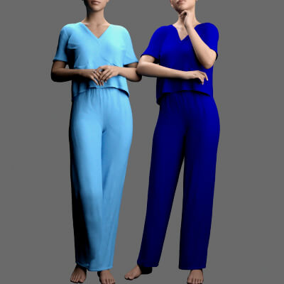 MS Female Hospital Scrub G8F and G9